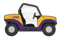 LSU Tigers 12" ATV Cutout Sign