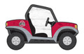 Ohio State Buckeyes 12" ATV Cutout Sign