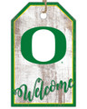 Oregon Ducks Welcome Team Tag 11" x 19" Sign