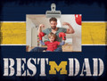 Michigan Wolverines Best Dad Wall Art