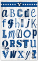 BYU Cougars Alphabet 11" x 19" Sign