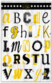 Iowa Hawkeyes Alphabet 11" x 19" Sign