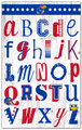 Kansas Jayhawks Alphabet 11" x 19" Sign