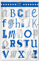 Middle Tennessee State Blue Raiders Alphabet 11" x 19" Sign