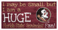 Florida State Seminoles Huge Fan 6" x 12" Sign