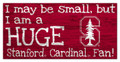 Stanford Cardinal Huge Fan 6" x 12" Sign