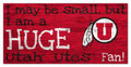 Utah Utes Huge Fan 6" x 12" Sign