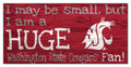 Washington State Cougars Huge Fan 6" x 12" Sign