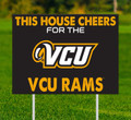 Virginia Commonwealth Rams This House Cheers for Yard Sign