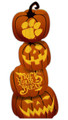 Clemson Tigers Pumpkin Stack 31" Leaner