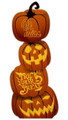 Mississippi Rebels Pumpkin Stack 31" Leaner