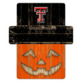 Texas Tech Red Raiders Pumpkin Cutout with Stake