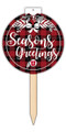 Utah Utes Seasons Greetings with Stake