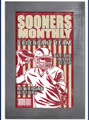 Oklahoma Sooners Team Monthly 11" x 19" Framed Sign