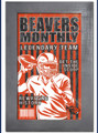 Oregon State Beavers Team Monthly 11" x 19" Framed Sign