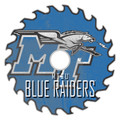 Middle Tennessee State Blue Raiders 12" Rustic Circular Saw Sign