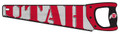 Utah Utes 24" Wood Handsaw Sign