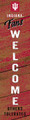 Indiana Hoosiers 48" Welcome Plank Leaner