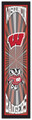 Wisconsin Badgers 6" x 24" Throwback Sign