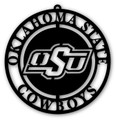 Oklahoma State Cowboys Silhouette Logo Cutout Door Hanger
