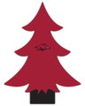 Arkansas Razorbacks 6" Team Color Desktop Tree