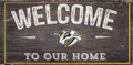 Nashville Predators 6" x 12" Welcome Sign