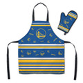 Golden State Warriors Press Apron & BBQ Mitt Set