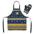 Indiana Pacers Press Apron & BBQ Mitt Set