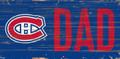 Montreal Canadiens 6" x 12" Dad Sign