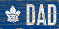 Toronto Maple Leafs 6" x 12" Dad Sign