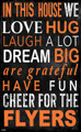 Philadelphia Flyers In This House Sign