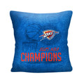 Oklahoma City Thunder Hoopla Double Sided Tapestry Pillow