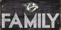 Nashville Predators 6" x 12" Family Sign