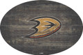Anaheim Ducks 46" Distressed Wood Oval Sign