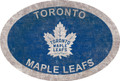 Toronto Maple Leafs 46" Team Color Oval Sign