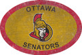 Ottawa Senators 46" Team Color Oval Sign