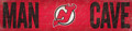New Jersey Devils 6" x 24" Man Cave Sign