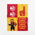 Atlanta Hawks 40" x 50" Domino Swaddle Blanket