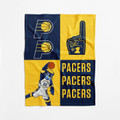 Indiana Pacers 40" x 50" Domino Swaddle Blanket