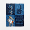 Minnesota Timberwolves 40" x 50" Domino Swaddle Blanket