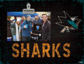 San Jose Sharks Team Name Clip Frame