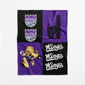Sacramento Kings 40" x 50" Domino Swaddle Blanket