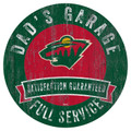 Minnesota Wild Dad's Garage Sign