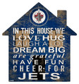Winnipeg Jets 12" House Sign