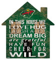 Minnesota Wild 12" House Sign