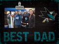 San Jose Sharks Best Dad Clip Frame
