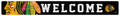 Chicago Blackhawks 16" Welcome Strip