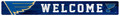 St. Louis Blues 16" Welcome Strip