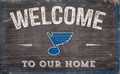 St. Louis Blues 11" x 19" Welcome to Our Home Sign