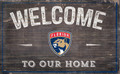 Florida Panthers 11" x 19" Welcome to Our Home Sign